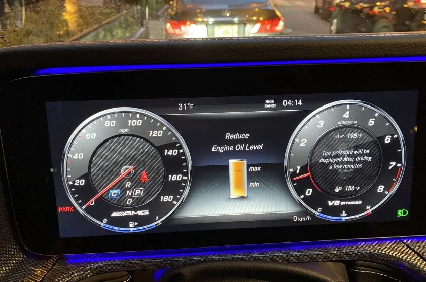 Reduce Engine Oil Level Mercedes