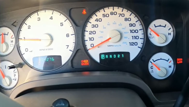 Check Gauges Dodge Ram 1500