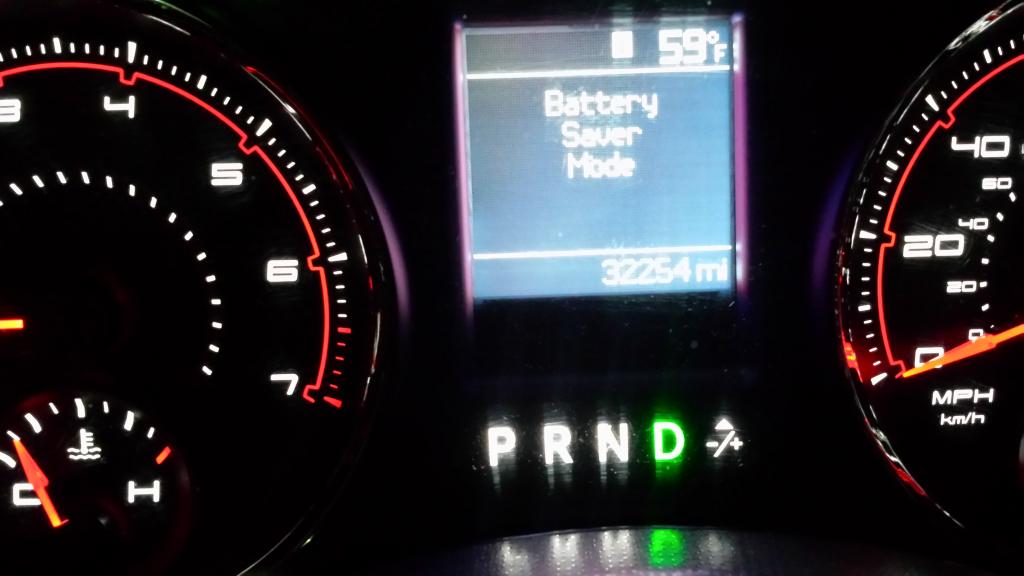 Battery Saver Mode Dodge Journey