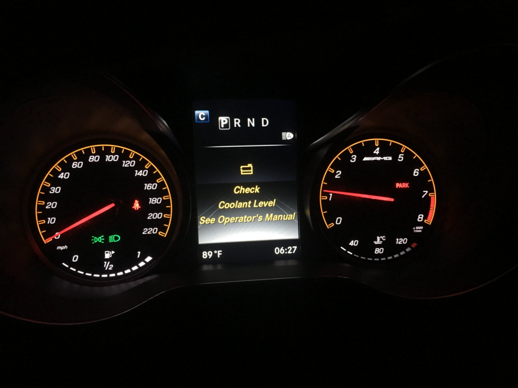 Coolant Level Mercedes